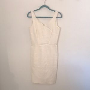 Antonio Melani, light cream tailored dress